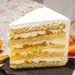 Начинка для торта Сметанник с персиком
