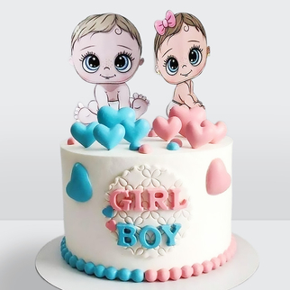 Торт для гендер вечеринки