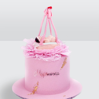 Торт на рождение девочки
