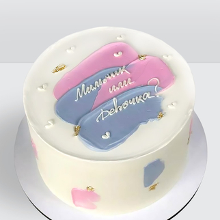 Торт для гендер пати