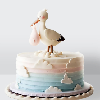 Торт для гендер пати или на выписку