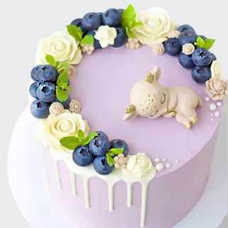 Детский торт с барашкой