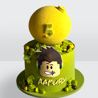 Детский торт для мальчика с бомбочкой