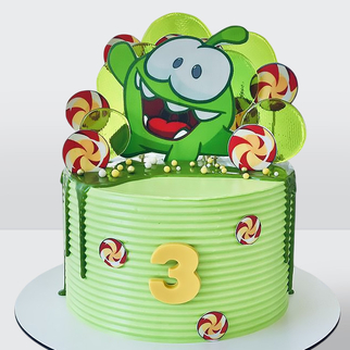 Детский торт с леденцами