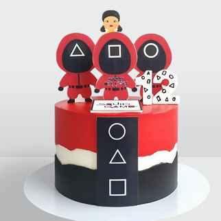 Детский торт Игра в кальмара