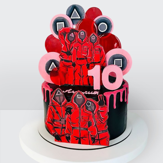 Детский торт Игра в кальмара