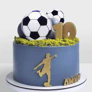 Детский торт для мальчика футбол