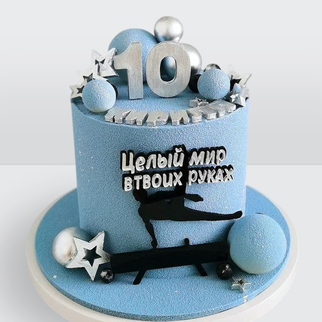 Детский торт велюровый для мальчика