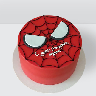 Детский торт спайдер мен