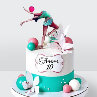 Торт для девочки гимнастки