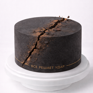Торт шоколадный в стиле минимализм