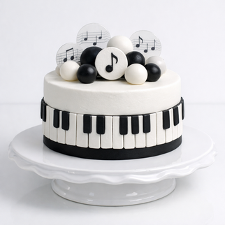 Торт музыканту пианисту с клавишами