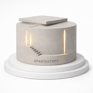 Торт серый в стиле минимализм
