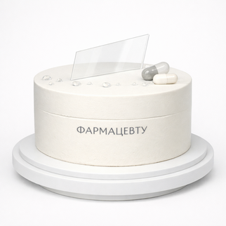 Торт белый в стиле минимализм