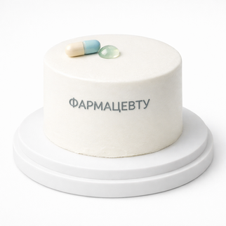 Торт белый в стиле минимализм