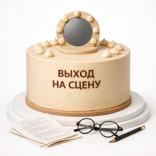 Торт сцена для артиста актера