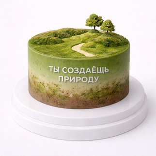 Торт ландшафт