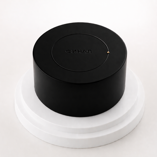 Торт черный в стиле минимализм