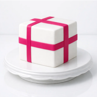 Торт куб в стиле минимализм