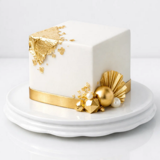 Торт куб в стиле минимализм