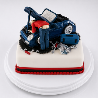Торт для автолюбителей
