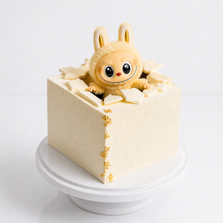 Торт куб с лабубу