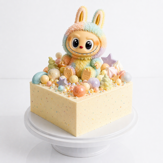 Торт куб с лабубу