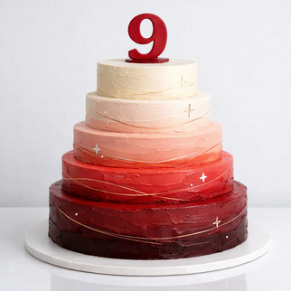 Торт большой на праздник победы 9 мая