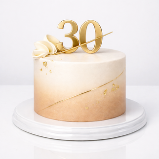 Торт на юбилей 30 лет золотой