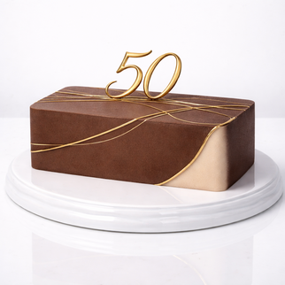 Торт на юбилей 50 лет шоколадный