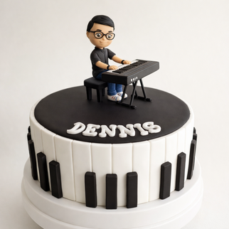 Торт музыканту с клавишами