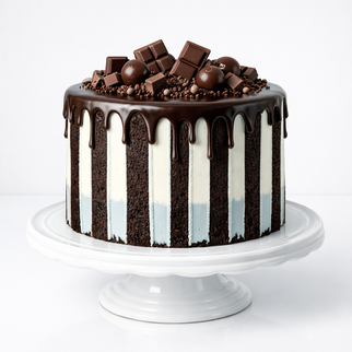 Большой юбилейный торт с Бельгийским шоколадом Callebau