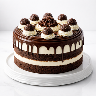 Большой юбилейный торт с Бельгийским шоколадом Callebau