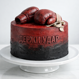 Торт брутальный с боксерскими перчатками