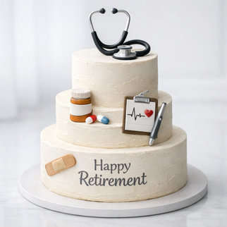 Торт для медика с таблетками