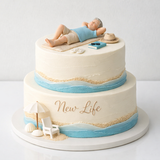 Торт море пляж