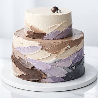 Торт праздничный 2 яруса без мастики идеально с черничной начинкой