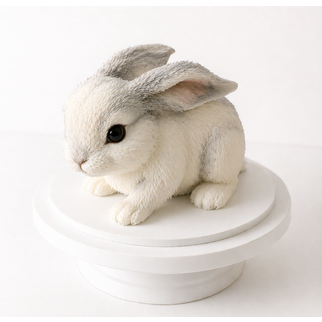 Торт в виде кролика с реалистичной шерстью