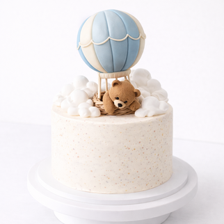 Торт с мишкой и воздушным шаром - копия