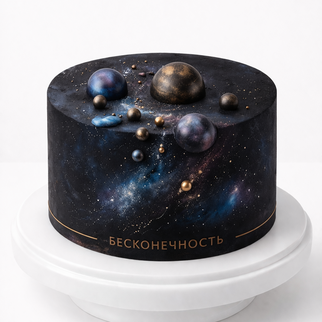 Торт космос с планетами