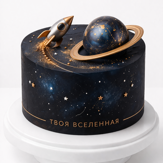 Торт космос с планетами