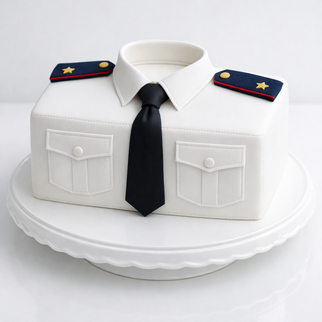 Торт погоны капитана полиции