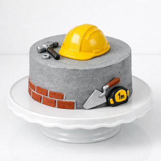 Торт для строителя с каской