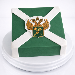 Торт квадратный для таможенников