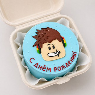 Бенто торт с персонажем и надписью С днём рождения — для яркого и весёлого праздника