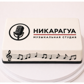 Торт для коллектива музыкальной студии