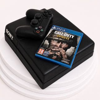 Торт по игре Call of Duty с журналом 3Д