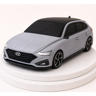 Торт автомобиль Hyundai 3Д на день рождения