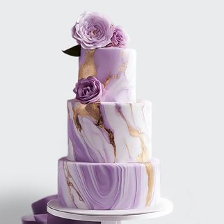 0 Торт под мрамор 3 яруса в стиле минимализм розовый с золотом и розами