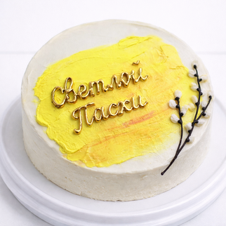 Бенто торт пасхальный с вербой